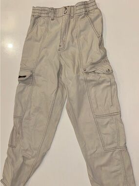 BDG Beige Relaxed Skate Jeans w/ Elastic Waist & Utility Pockets size Women’s 30